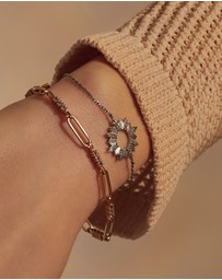 Wanderlust + Co - Sunseeker Silver Bracelet