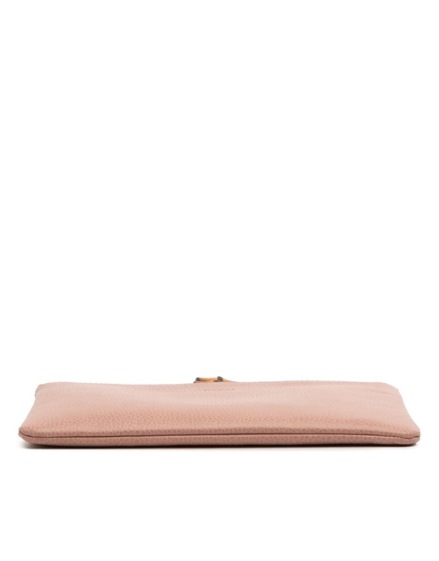 Pre-Loved by Azura Reborn - Pre-Loved Calfskin Bamboo Clutch