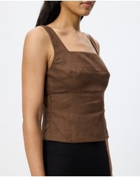 Reformation - Clarence Linen Top