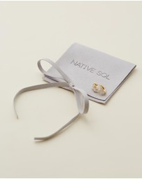 Native Sol - Natasha Diamond Huggies