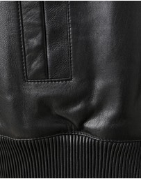 M.N.G - Leather Bomber Jacket