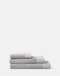 Linen House - Marley Silver Towel Collection