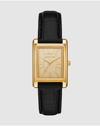 Michael Kors - Essex Black Analogue Watch