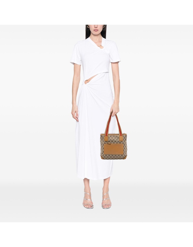 Pre-Loved by Azura Reborn - Pre-Loved GG Canvas Web Shoulder Bag