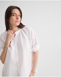 Oxford - Annika Washed Linen Shirt