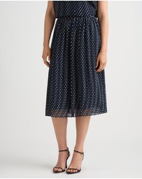 David Lawrence - Carver Clip Spot Skirt