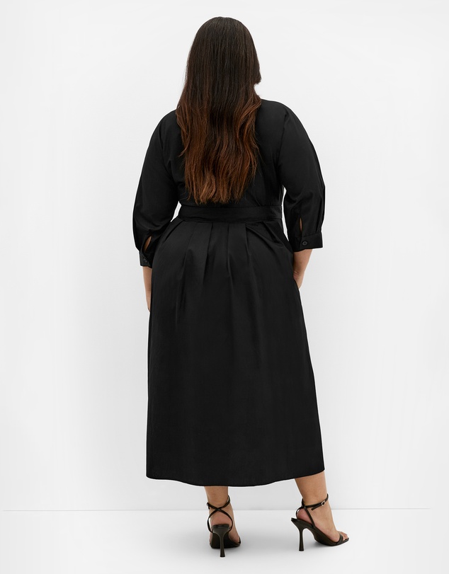 City Chic - Angel Cotton Shirt Dress
