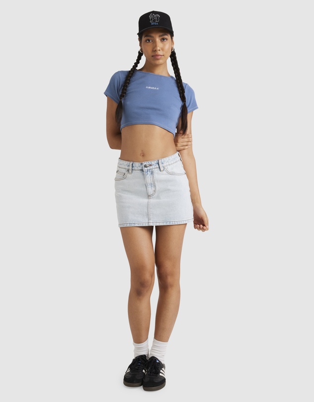 RVCA - Womens Mini Denim Skirt
