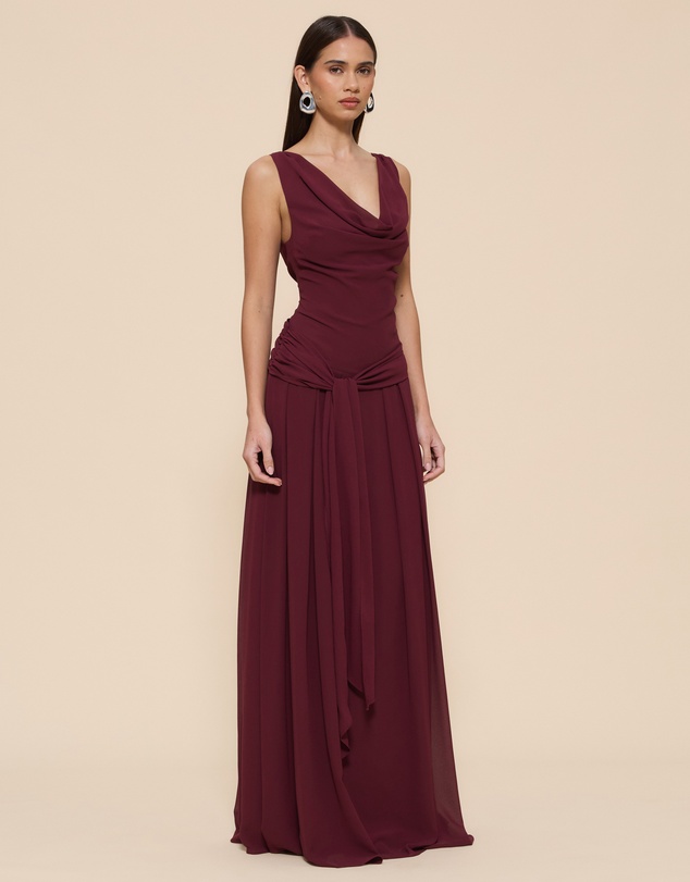 CHANCERY - Kiara Cowl Neck Maxi Dress