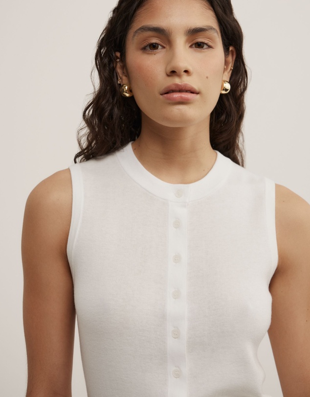 Witchery - Knit Button Tank