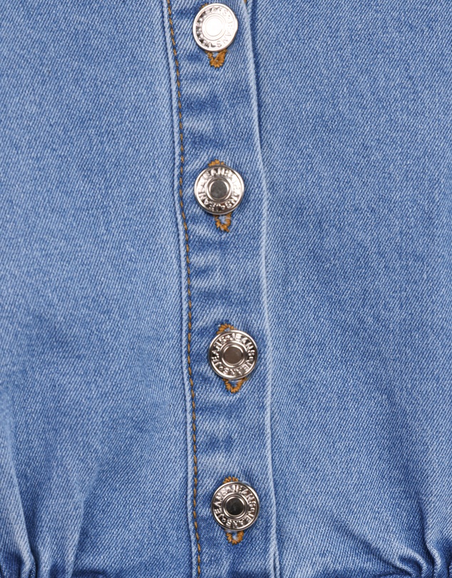Petal & Pup - Leyton Mini Dress - Denim Chambray