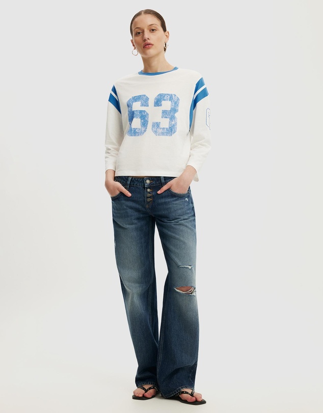 Cotton On - 3/4 Sleeve Graphic Tee