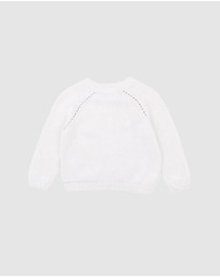 Bebe by Minihaha - Fern Hand Emb. Organic Cardigan - Babies