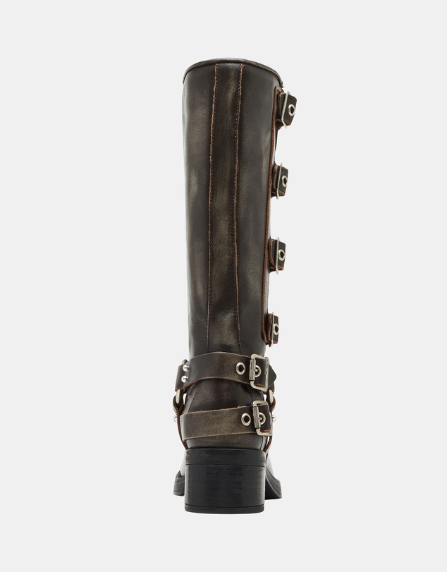 Steve Madden - Rocky Brown Distressed Boots