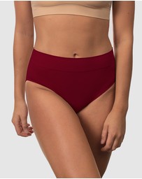 B Free Intimate Apparel - Cotton High Cut Briefs - 3 Pack