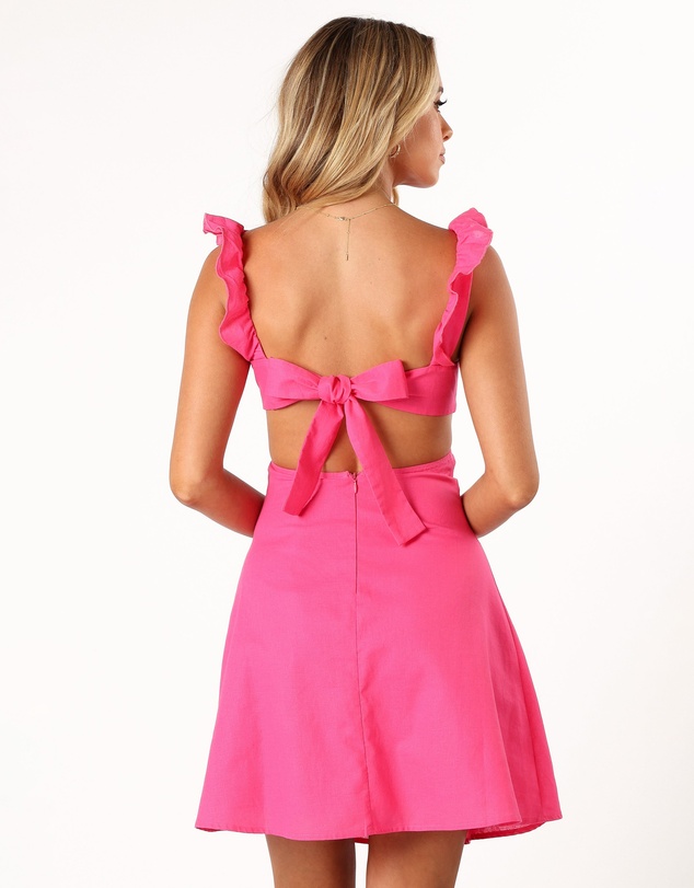 Petal & Pup - Libbie Mini Dress - Hot Pink