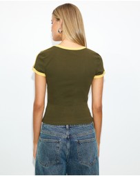 Dazie - Team Australia V Neck Tee