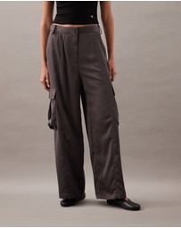 Calvin Klein Jeans - Satin Cargo Pants