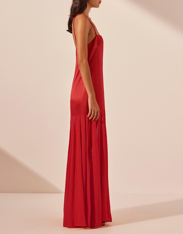 Shona Joy - Moraya Dropped Waist Maxi Dress