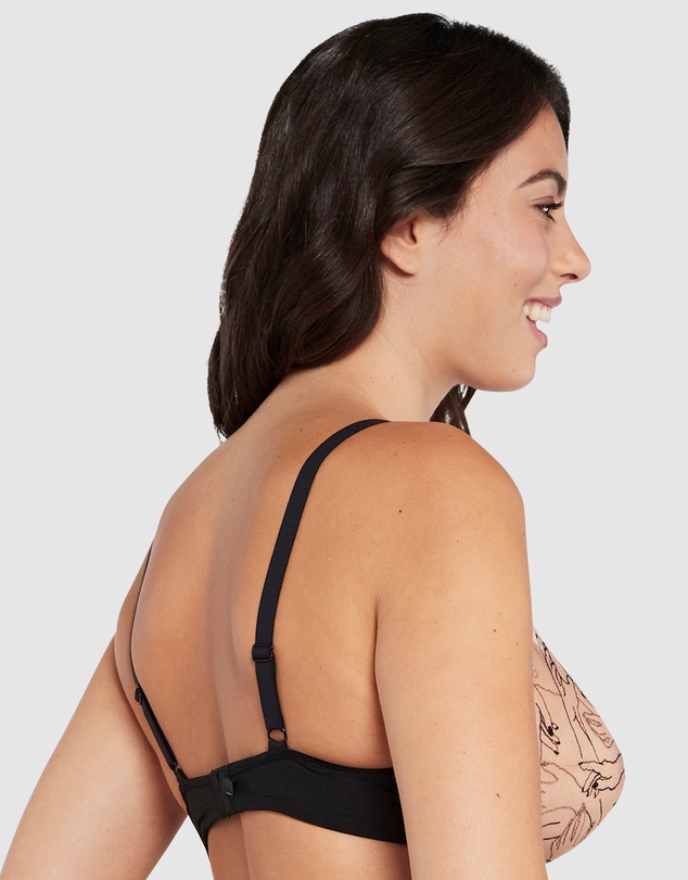 Sans Complexe - Tamara Embroidered Tulle Wired Plunge Bra