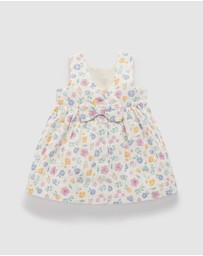 Purebaby - Sofia Bow Dress -Kids-Babies