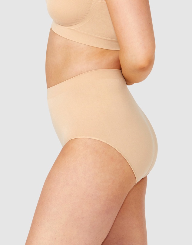 Ambra - 4 Pack Bare Essentials Recycled Nylon Full Brief