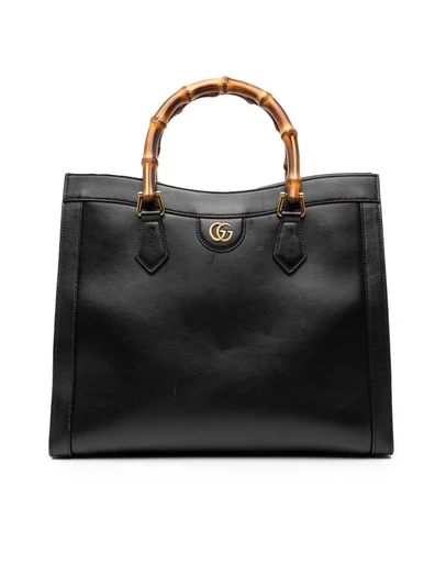 Pre-Loved by Azura Reborn - Pre-Loved Medium Bamboo Calfskin Diana Tote