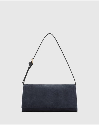 Nakedvice - The Phoebe Navy Suede Bag