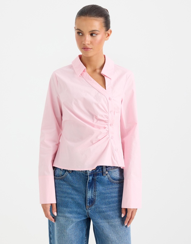 Calli - Caden Asymmetrical Button Through Shirt