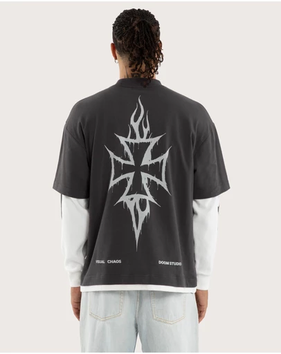 Kiss Chacey - Ferocity Layered LS Tee