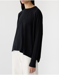 Bassike - Circle Long Sleeve T-Shirt