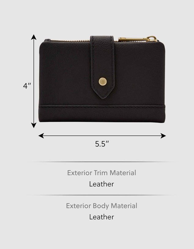 Fossil - Lainie Black Wallet