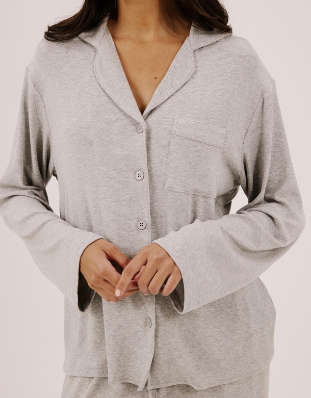 Atmos&Here - Darcey Soft Ribbed Long Sleeve Pyjama Set