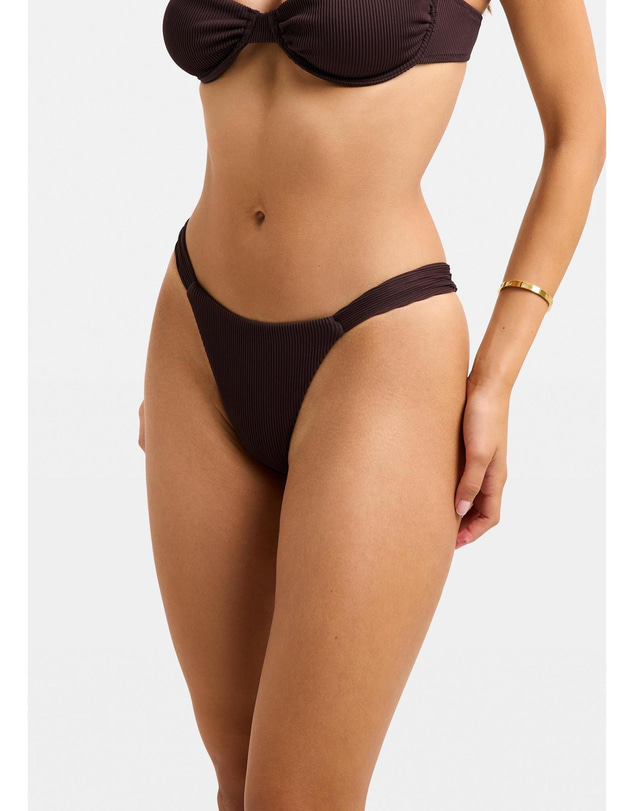 Subtitled - Rib Thick Band Bikini Bottom