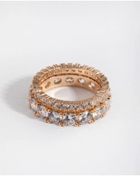Lovisa - Gold Double Band Set Ring