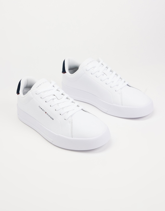 Tommy Hilfiger - Th Court 7A Ess Th Court Leather Sneakers - Men's