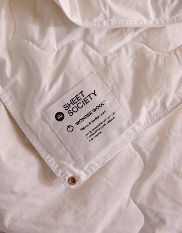 Sheet Society - Wonder Wool Light Weight Quilt