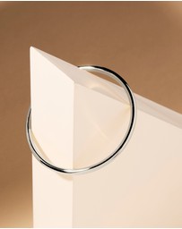 Najo - Simplicity Silver Bangle