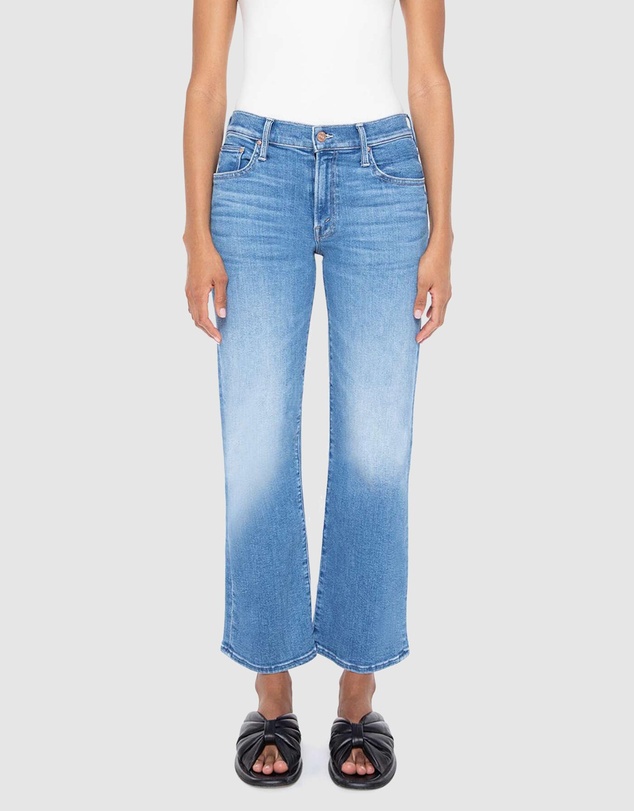 MOTHER - The Mid Rise Zip Rambler Ankle Jeans