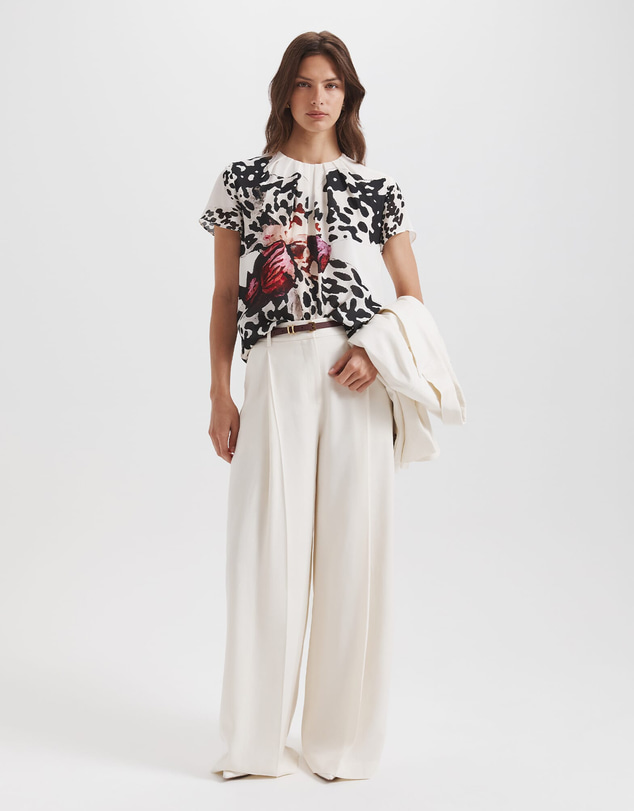 SABA - Fiora Silk Short Sleeve Top
