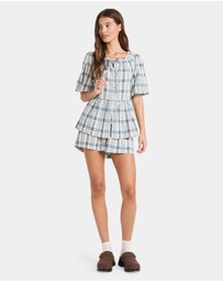 Roxy - Womens Dyland Check Blouse