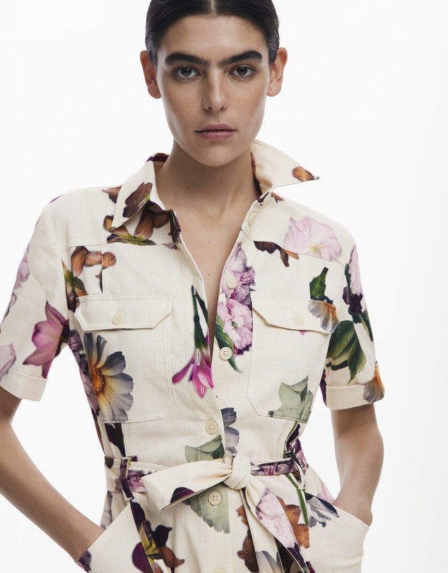 Desigual - Floral shirt dress