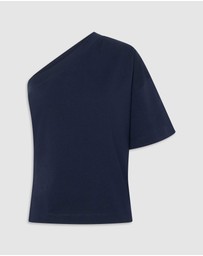 Oroton - One Shoulder Top