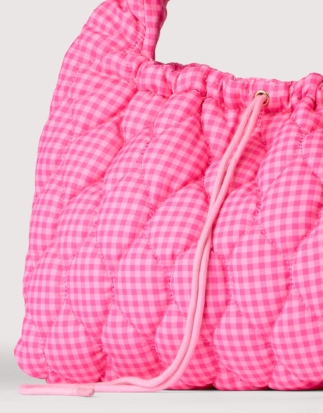 The Somewhere Co - Tickled Pink Quilted Shoulder Bag
