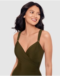 Miraclesuit Swimwear  - Razzle Dazzle Siren Crossover Shaping Swimsuit