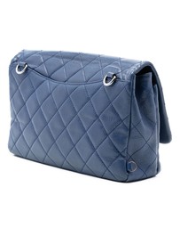 Pre-Loved by Azura Reborn - Pre-Loved Large Quilted Goatskin Double Carry Waist Chain Flap
