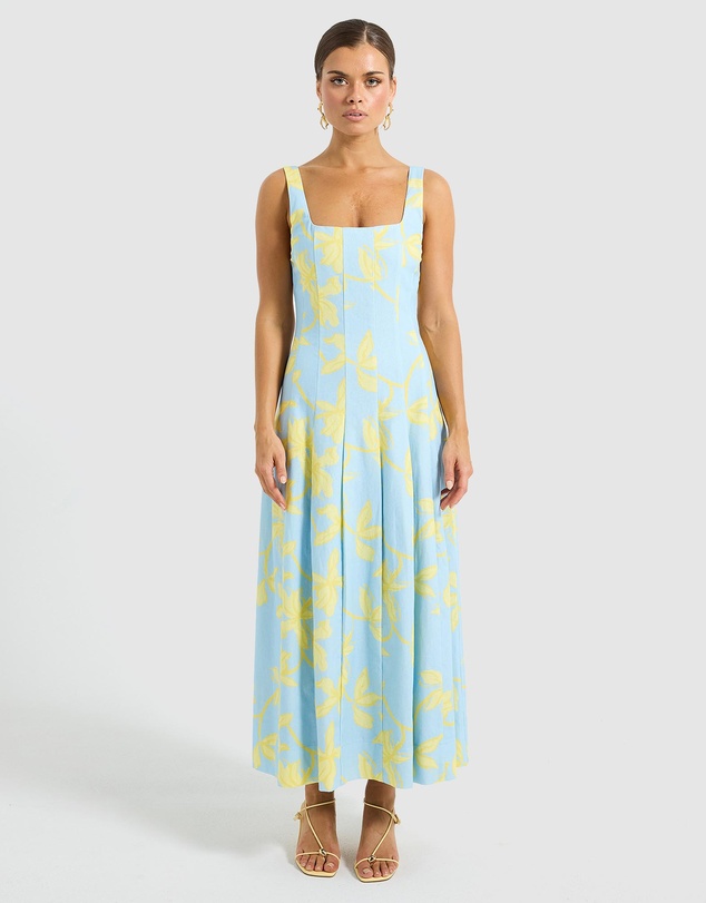 Pasduchas - Soleil Panelled Midi Dress