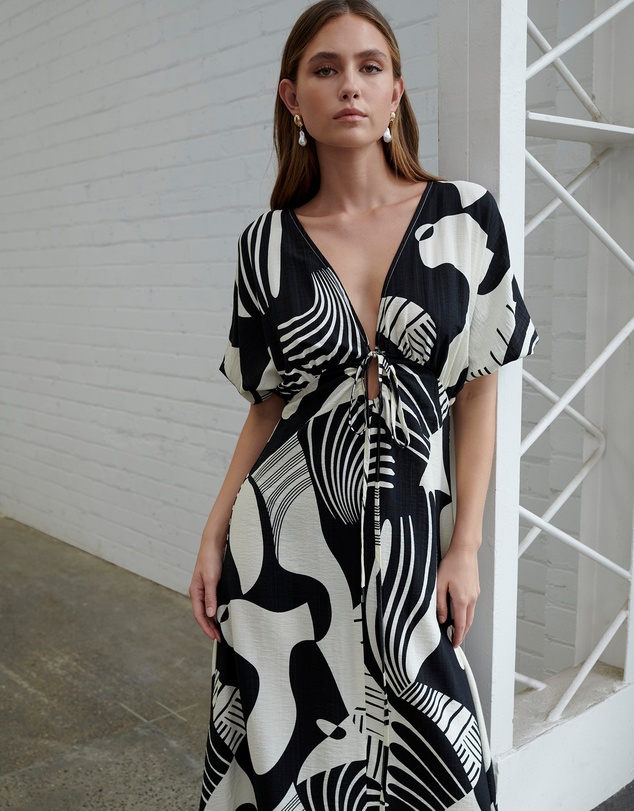 ST MRLO - Blossom Midi Dress