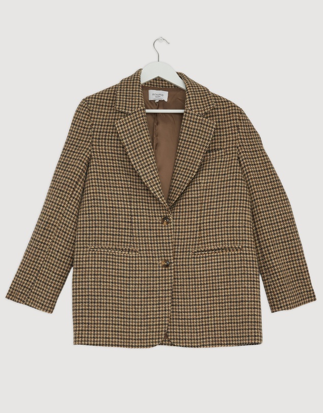 Revibe - Repaired Minima Esenciales Desi Wool Blazer - AU 8