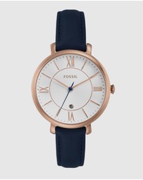 Fossil - Jacqueline Blue Analogue Watch ES3843